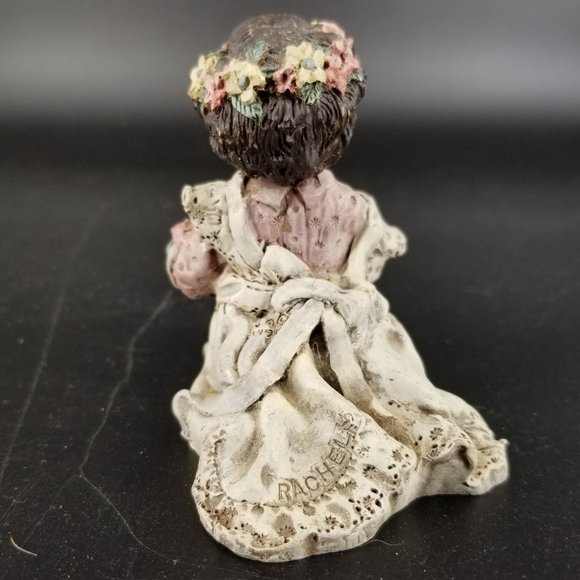Sarah's Attic Figure Rachel Wedding Flower Girl Limited Edition #504 Dated 1990 - Picture 5 of 7